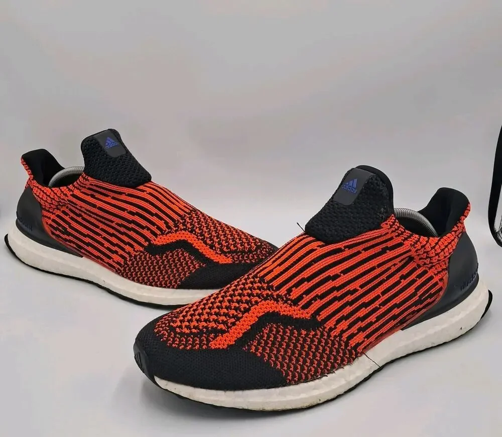 Size 10.5 - adidas UltraBoost 5.0 DNA Laceless Solar Red Black - GX8965